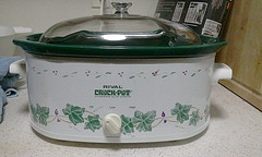 This crockpot is a real "Crock Pot" from Rival.